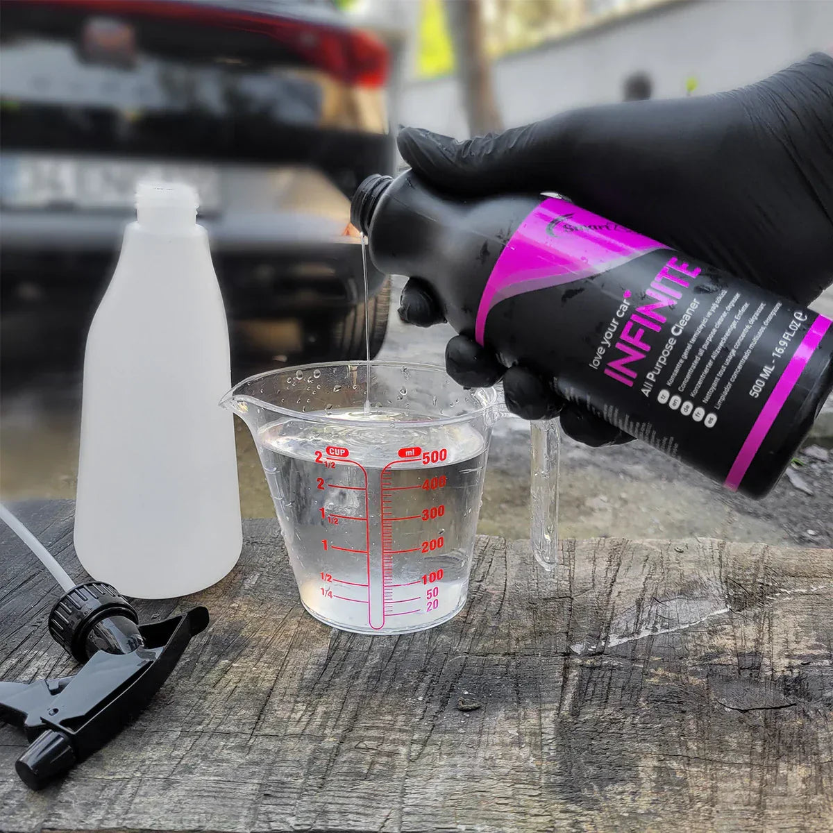 Flash Bez Konsantre Oto İç ve Dış Genel Temizleyici APC - 500 ml