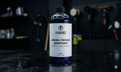 Flash Bez │ pH Nötr Cilalı Araba Yıkama Şampuanı 900mL