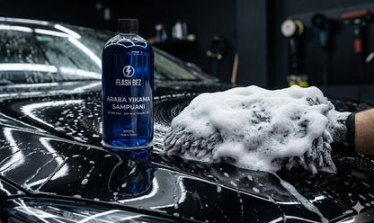 Flash Bez │ pH Nötr Cilalı Araba Yıkama Şampuanı 900mL